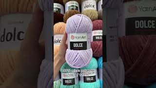 Bulky CHENILLE YARN 55 COLORS  YarnArt Dolce [upl. by Biggs]