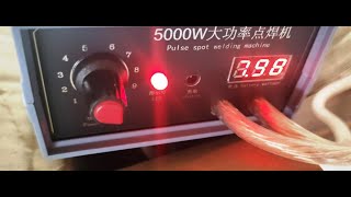 Punktschweißen 5000W mit 230 V Eingang Unboxing [upl. by Wehhtam]