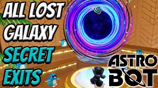 All Secret Lost Galaxy Exit Locations  How To Unlock Every Secret Level  Astro Bot [upl. by Shayne]