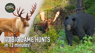 40 Canadian Hunts in 13 Minutes BEST OF HUNTING Compilation [upl. by Eglanteen]