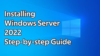 How to install Windows Server 2022 step by step guide [upl. by Fotzsyzrk]