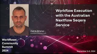 WCS 2024 Workflow Execution with the Australian Nextflow Seqera Service [upl. by Ennaeel]