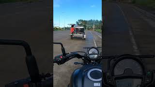 Tricycle driver keeps on swerving and cuts me off motorcycle kawasaki gopro [upl. by Salena]