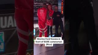 Montez Ford freezes during WWE spooky ghosttoast [upl. by Somisareg79]