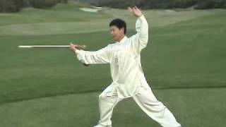 Tai Chi Sword Form 32 Yang Taiji Jian [upl. by Ailaza]