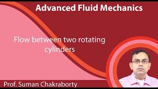 Lecture 23  Flow between two rotating cylinders [upl. by Malina]