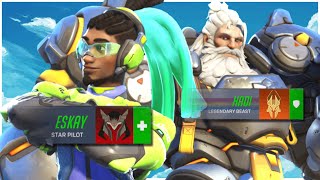 Rank 1 Lucio  Rank 1 Reinhardt Duo in Overwatch 2 [upl. by Leake]