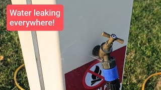 Serviced Pitch how do we fix a water leak [upl. by Annohsat]