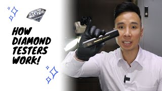 How Diamond Testers Detect REAL or FAKE Diamonds [upl. by Ahsoyek95]