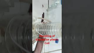 descaling distillation distillationplant distillationcoil lab laboratoryequipment sciencelab [upl. by Leotie]