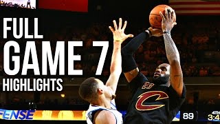 Warriors vs Cavaliers Game 7 NBA Finals  061916 Full Highlights [upl. by Bahe]