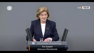 Eva Szepesi und Marcel Reif sprechen zum HolocaustGedenktag [upl. by Nylrac]