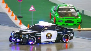 RC MODEL DRIFT CARS IN MOTION RC CHEVROLET CAMARO POLICE DRIFT CAR REMOTE CONTROL [upl. by Vince]