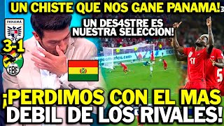 BOLIVIANOS EXPLOTAN EN VIVO TRAS SER HUMILLADOS POR PANAMA ¡PREDIMOS CON LA MAS DEBIL DEL GRUPO [upl. by Viafore]