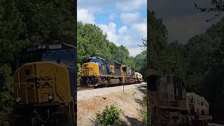 CSX Abbeville Subdivision Action on 08312021 M583 amp S455  HD [upl. by Enaujed]