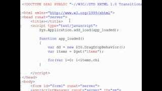 ASPNET Drag and Drop Framework Intro [upl. by Eledoya]