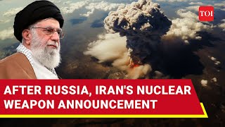 In 24 Hours Nukes Irans Shocking Nuclear Announcement After Russias Warning [upl. by Allista]