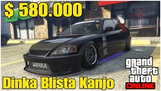 Dinka Blista Kanjo  VTEC Power  GTA 5 Online [upl. by Doowron]