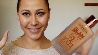 FIRST IMPRESSION LOréal Glam Bronze foundation [upl. by Maroj]