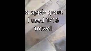 short how to set threshold tile DIY [upl. by Dadinirt]