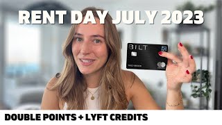 Bilt Mastercard RENT DAY Revealed July 2023 Free Lyft Credits amp Double Points [upl. by Sexton368]