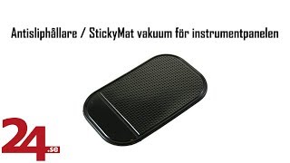 Antisliphållare  StickyMat vakuum för instrumentpanelen  24se [upl. by Daub]