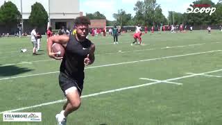 Brandon Inniss Fivestar wide receiver lights up Ohio State camp [upl. by Ennairej]