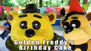 Fnaf Plush  Golden Freddys Birthday Cake [upl. by Neelra620]