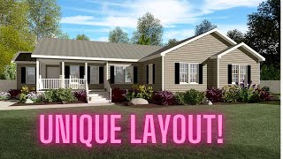 One Of A Kind Modular Home 4 Bed 2 Bath Dynasty Series McGarrity Tour [upl. by Christiane519]