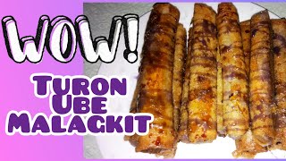 Ube Turon MalagkitMalagkit Rolls Recipejaz familia [upl. by Rowland]