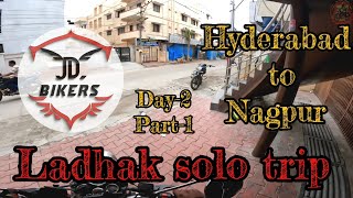 Ladakh trip  Hyderabad to Nagpur  Non stop  Day2  Horrible Trafic 😢  Tamil  part1 [upl. by Siloam]