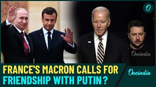 Watch France’s Macron Stuns EU NATO frances macron welcomes indias modi at elysee palace [upl. by Lepper706]