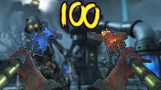 LOS BASTONES DE ORIGINS EN RONDA 100 ¿CUAL ES EL MEJOR BASTÓN ELEMENTAL  COD ZOMBIES [upl. by Wit]