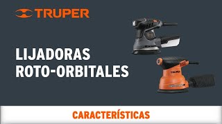 Características de las Lijadoras RotoOrbitales TRUPER LIRO5N y LIRO5A [upl. by Genesia]