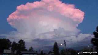 Cumulonimbus en desarrollo 22 de Febrero 2017 [upl. by Yelkcub]