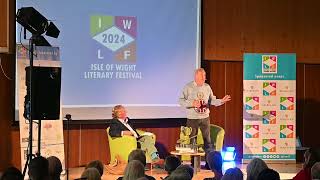 Gyles Brandreth at the Isle of Wight Literary Festival 2024 Northwood House Cowes [upl. by Htial615]