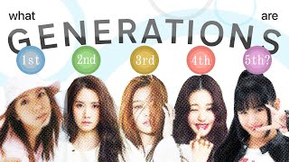 what are quotgenerationsquot in kpop [upl. by Yekciv211]