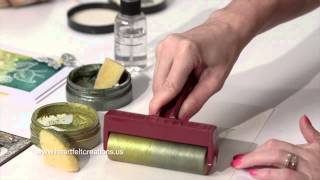 How to Brayer With Stamp Paint for Papercrafting amp Cardmaking  Heartfelt Creations [upl. by Yxor917]