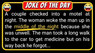 🤣 THE BEST JOKE OF THE DAY  A couple checked into a motel at night [upl. by Adao505]