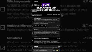 Astuce pour libérer un maximum de place sur votre PC  tutorial aide tuto astuce pc [upl. by Nodnek]