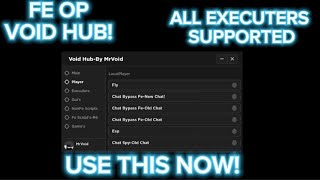 VOID HUB  FE OP HUB  NEW  MOBILE AND PC SUPPORTED  FREE AND KEYLESS [upl. by Ekyt]