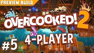 Overcooked 2  5  RAPID BURRITOS Preview Build Gameplay [upl. by Llecram]