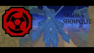 Shindo Life AKUMA Showcase [upl. by Hairym]