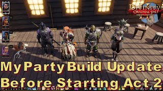 Divinity Original Sin 2 Definitive Edition Party Build Update [upl. by Anattar]