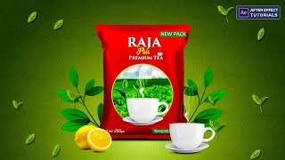 Create Tea Advertisement in after effect  Product animation after effects  product motion graphics [upl. by Talya]