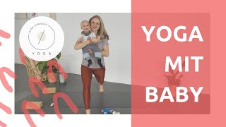 Yoga mit Baby  Mutter Kind Yoga  Asanas für Mamas [upl. by Nosaj]