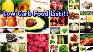 35 Low carb Foods That Keeps You Healthy [upl. by Eillom]