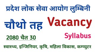 lumbini pradesh loksewa vacancy 2080  loksewa vacancy  lumbini pradesh  gk iq loksewa plus [upl. by Lali]