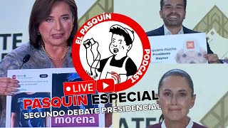 El Pasquín especial Segundo debate presidencial [upl. by Mechling]