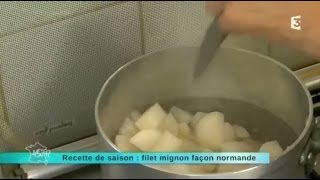 Recette de saison filet mignon à la normande [upl. by Charlotta757]